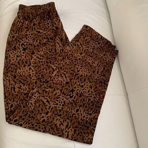 Maggie Sweet High Rise Enimal Print Lightweight Pants Size M